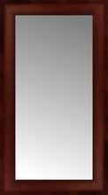 14" x 24" Ansley Mahogany Custom Framed Mirror
