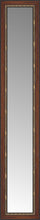 14" x 61" Malabar Walnut Custom Framed Mirror