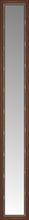 14" x 80" Malabar Walnut Custom Framed Mirror