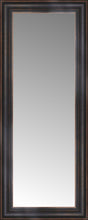 16" x 36" Aged Bronze Slope Custom Framed Mirror