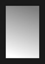 16" x 22" Soho Black Custom Framed Mirror