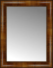 15" x 19" Belmont Light Brown Custom Framed Mirror