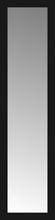 15" x 56" Soho Black Custom Framed Mirror