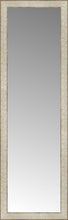 15" x 47" Libretto Antique Silver Custom Framed Mirror