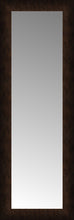 14" x 38" Dark Copper Custom Framed Mirror