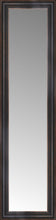 15" x 51" Aged Bronze Slope Custom Framed Mirror