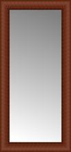 15" x 30" Ansley Cherry Custom Framed Mirror