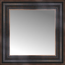 16" x 16" Aged Bronze Slope Custom Framed Mirror