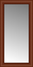 16" x 31" Ansley Cherry Custom Framed Mirror