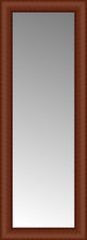 14" x 36" Ansley Cherry Custom Framed Mirror