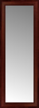 14" x 35" Ansley Mahogany Custom Framed Mirror