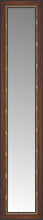 14" x 57" Malabar Walnut Custom Framed Mirror