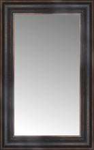 16" x 24" Aged Bronze Slope Custom Framed Mirror