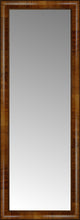 16" x 42" Belmont Light Brown Custom Framed Mirror