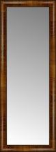 15" x 38" Belmont Light Brown Custom Framed Mirror