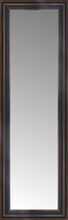 16" x 46" Aged Bronze Slope Custom Framed Mirror