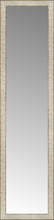 15" x 59" Libretto Antique Silver Custom Framed Mirror