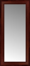 14" x 29" Ansley Mahogany Custom Framed Mirror