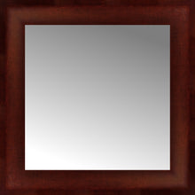 16" x 16" Ansley Mahogany Custom Framed Mirror