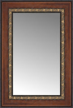 14" x 19" Malabar Walnut Custom Framed Mirror
