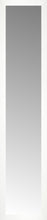 14" x 62" White Wide Cube Custom Framed Mirror