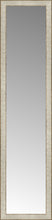 14" x 57" Libretto Antique Silver Custom Framed Mirror
