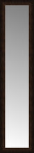 14" x 56" Dark Copper Custom Framed Mirror