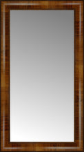 16" x 28" Belmont Light Brown Custom Framed Mirror