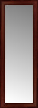 14" x 37" Ansley Mahogany Custom Framed Mirror