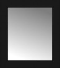 16" x 18" Soho Black Custom Framed Mirror