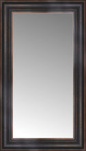 16" x 26" Aged Bronze Slope Custom Framed Mirror