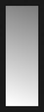 16" x 38" Soho Black Custom Framed Mirror