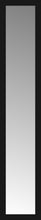 15" x 75" Soho Black Custom Framed Mirror