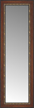 16" x 44" Malabar Walnut Custom Framed Mirror