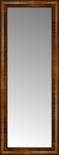 15" x 37" Belmont Light Brown Custom Framed Mirror