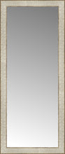 16" x 37" Libretto Antique Silver Custom Framed Mirror