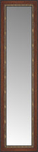 15" x 49" Malabar Walnut Custom Framed Mirror