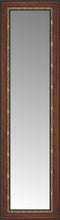 14" x 41" Malabar Walnut Custom Framed Mirror