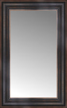 16" x 24" Aged Bronze Slope Custom Framed Mirror