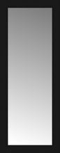 15" x 36" Soho Black Custom Framed Mirror