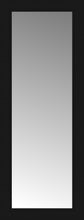 14" x 34" Soho Black Custom Framed Mirror