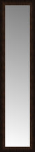 15" x 58" Dark Copper Custom Framed Mirror