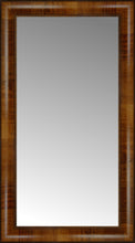 15" x 26" Belmont Light Brown Custom Framed Mirror
