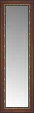 15" x 41" Malabar Walnut Custom Framed Mirror
