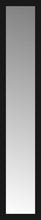 14" x 68" Soho Black Custom Framed Mirror
