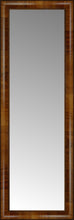 14" x 39" Belmont Light Brown Custom Framed Mirror
