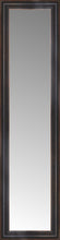 16" x 57" Aged Bronze Slope Custom Framed Mirror
