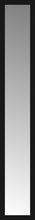 14" x 79" Soho Black Custom Framed Mirror