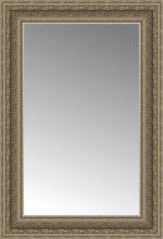 15" x 21" Ambrosia Silver Custom Framed Mirror