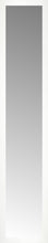 15" x 72" White Wide Cube Custom Framed Mirror